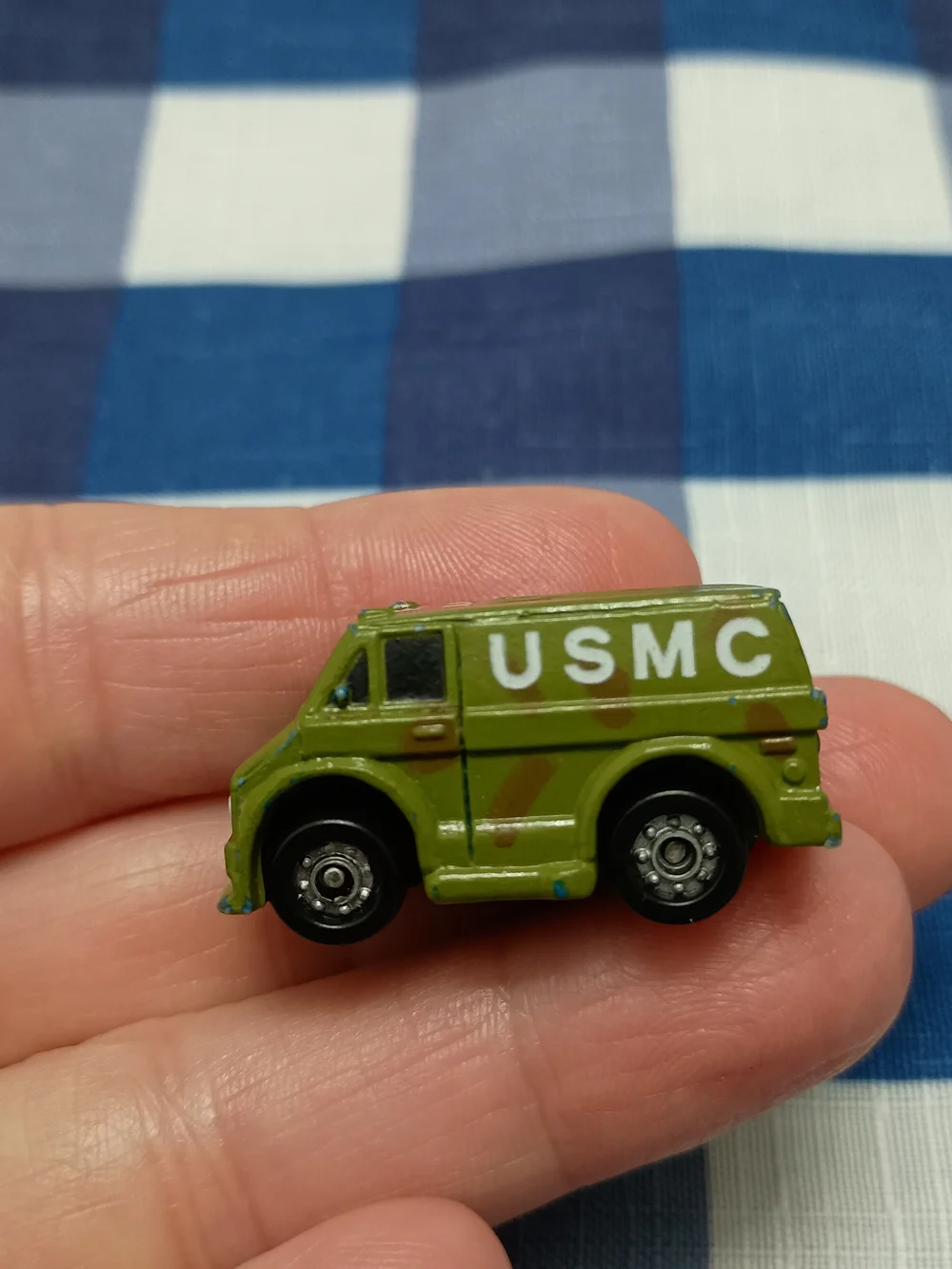 Vintage Miniature Military Van USMC Medic Funrise 1988 * Plastic *